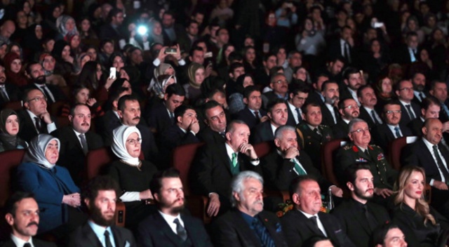 Erdoğan, Kut&#039;ül Amare dizisinin galasına katıldı
