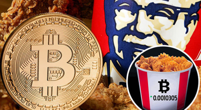 Fast food devi KFC’den Bitcoin uygulaması