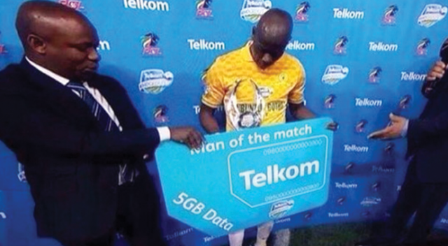 Güney Afrika&#039;da maçın adamına internet paketi hediyesi