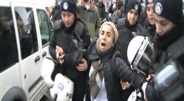 Kadıköy&#039;de Afrin protestosu önlemi