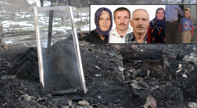 Kastamonu&#039;da kayıp ailenin yanan evi arandı