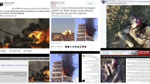 Sosyal medyada Zeytin Dalı Harekâtı&#039;na kara propaganda
