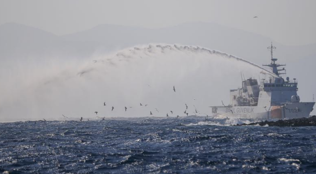 Türk Sahil Güvenliği Kardak devriyesinde