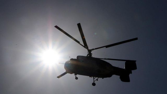 Ukrayna&#039;da helikopter düştü: 4 ölü