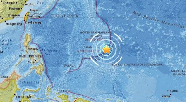 ABD&#039;nin pasifik adalarında deprem