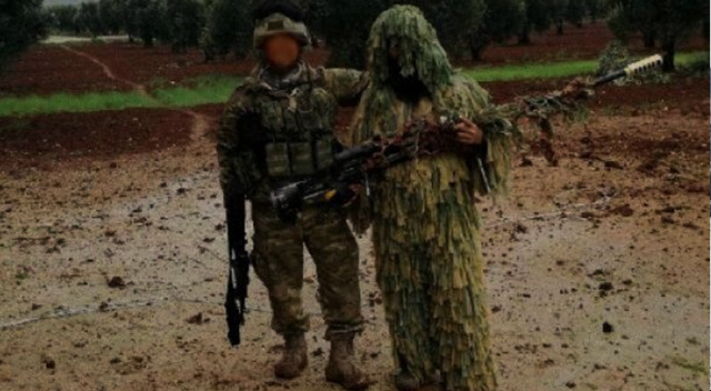 Afrin&#039;de ABD&#039;nin silahıyla YPG&#039;li avlıyorlar