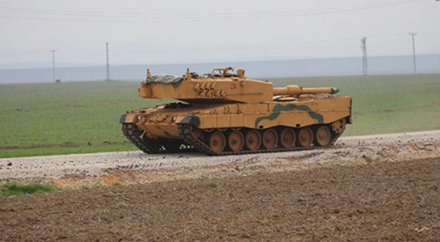 Afrin&#039;de bir tank daha isabet aldı