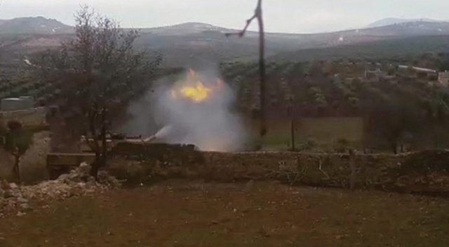 Afrin&#039;deki terör hedefleri vuruluyor