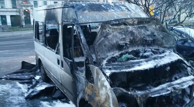 Almanya&#039;da DİTİB&#039;e ait bir araç yandı