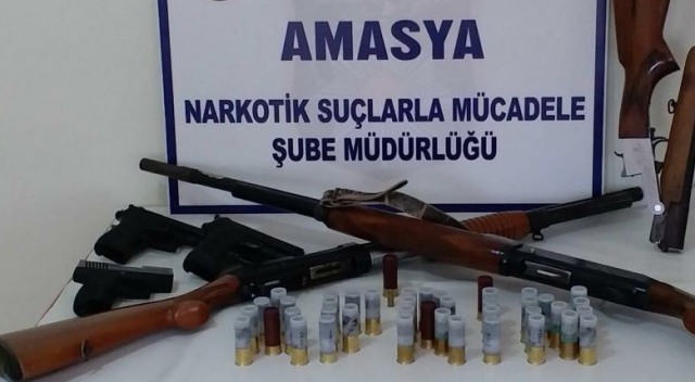 Amasya merkezli suç örgütü operasyonunda 9 gözaltı