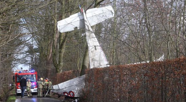 Belçika&#039;da uçak kazası: 2 ölü