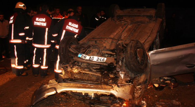Elazığ&#039;da trafik kazası: 1 polis şehit