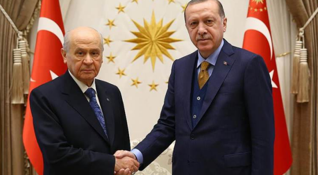 Cumhurbaşkanı Erdoğan ve MHP lideri Bahçeli görüştü