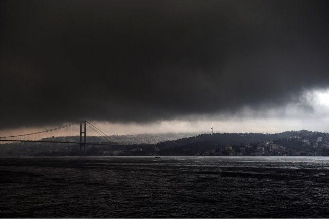 İstanbul&#039;da ürküten manzara