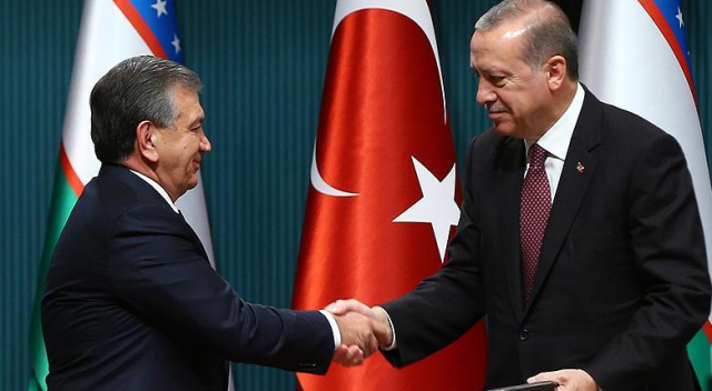 Özbekistan Cumhurbaşkanı Mirziyoyev Cumhurbaşkanı Erdoğan ile telefonla görüştü