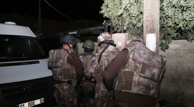 Adana&#039;da terör operasyonunda 47 gözaltı