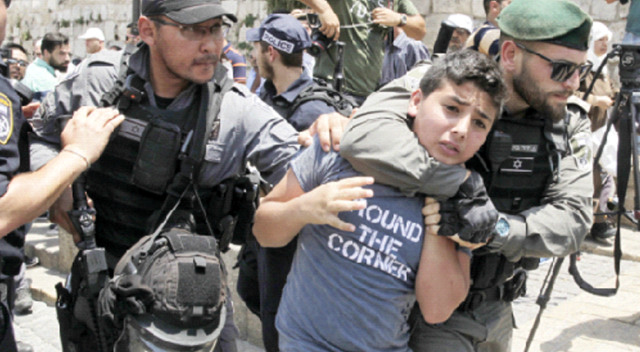 İsrail, 106 günde 562 çocuğu gözaltına aldı