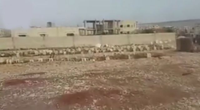 İşte Afrin&#039;de yüzlerce YPG&#039;li teröristin olduğu mezarlık