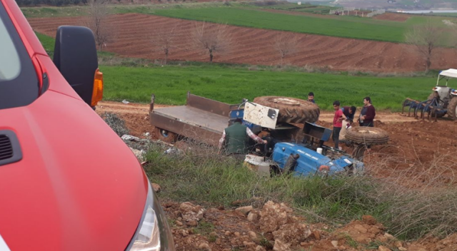 Kahramanmaraş’ta traktör devrildi: 5 yaralı