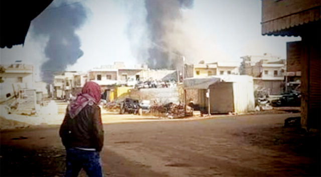 Siviller Afrin’de YPG ile çatışıyor