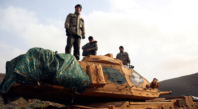 TSK&#039;dan flaş açıklama: Birlikler, Afrin kuzeyinde buluştu