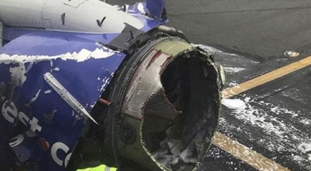 ABD&#039;de uçağın motorundaki parça kopup camı parçaladı: 1 ölü