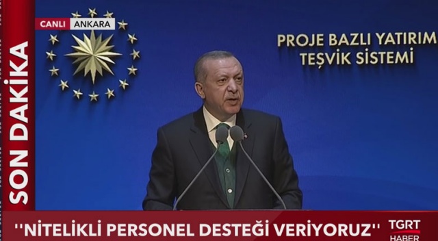 Cumhurbaşkanı Erdoğan teşvik sistemi açıklaması