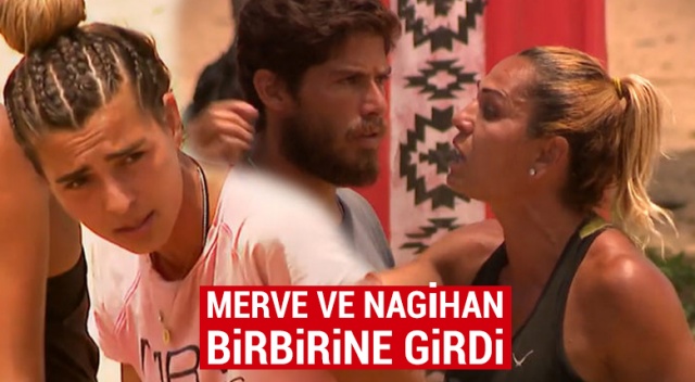 Survivor İZLE TV8: Merve ile Nagihan birbirine girdi | Ödül Oyununu Kim kazandı