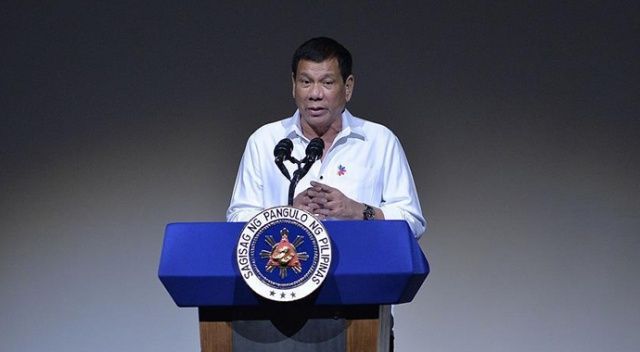 Duterte: Çin ile savaşa gücümüz yetmez