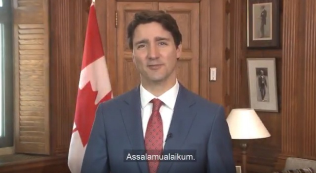 Kanada Başbakanı Trudeau&#039;dan ramazan mesajı