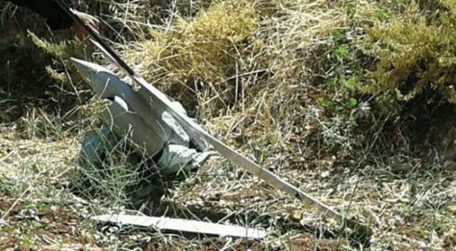 İsrail İHA&#039;sı Suriye sınırında düştü