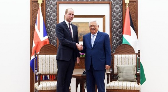 Prens William, Mahmud Abbas ile görüştü