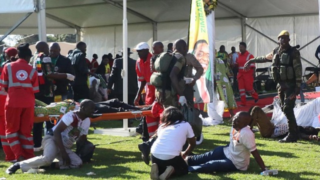 Zimbabve&#039;de Devlet Başkanı&#039;na bombalı saldırı