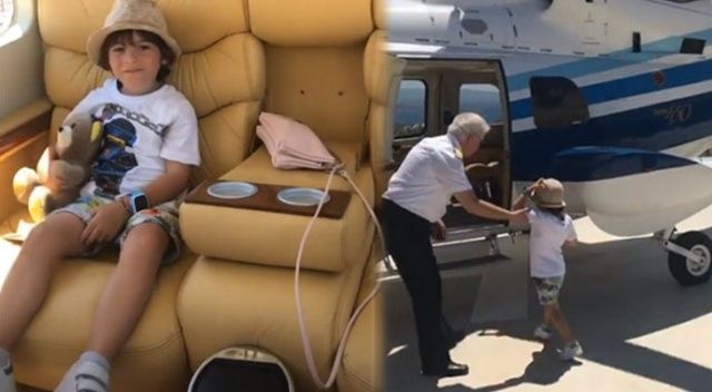 Ali Ağaoğlu oğlu için helikopter gönderdi!