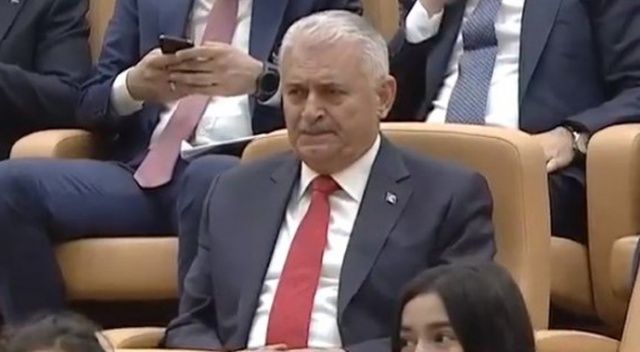 Başkan Erdoğan konuşurken Binali Yıldırım gözyaşlarına boğuldu