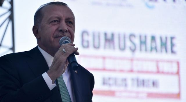 Cumhurbaşkanı Erdoğan Gümüşhane&#039;de konuştu: Geçin o işi geçin