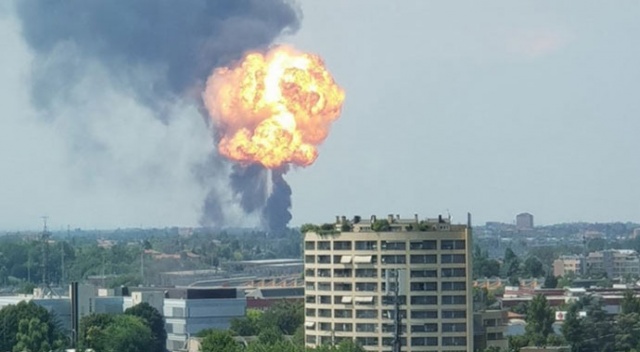 İtalya Bologna Havalimanı yakınlarında patlama!