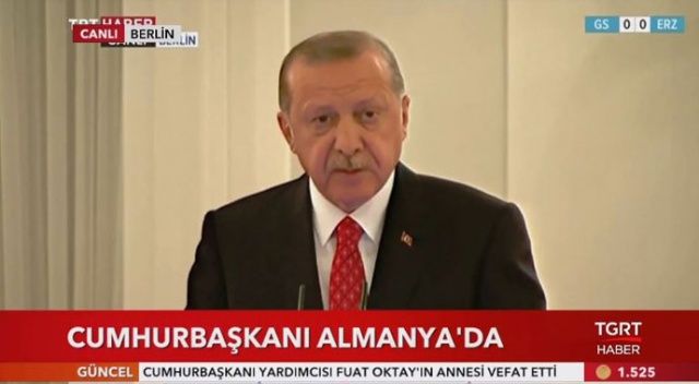 Cumhurbaşkanı Erdoğan&#039;dan Almanya&#039;da flaş açıklamalar