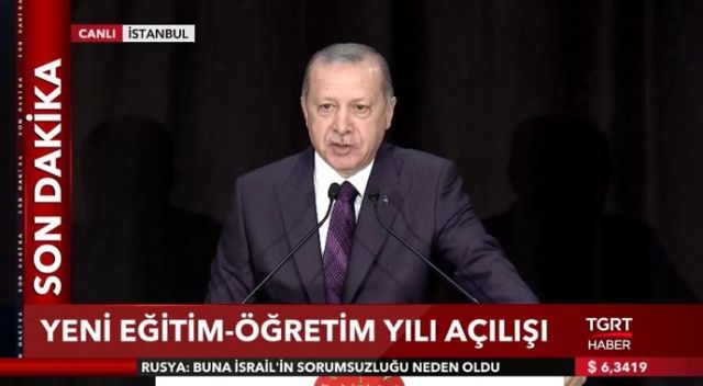 Başkan Erdoğan: &#039;Eski eğitim-öğretim sistemini rafa kaldırdık