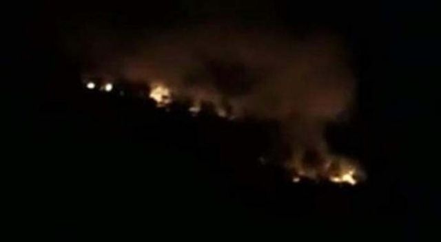 Muğla&#039;nın Marmaris ilçesinde orman yangını