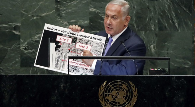 Netanyahu, BM kürsüsünden İran&#039;ı suçladı