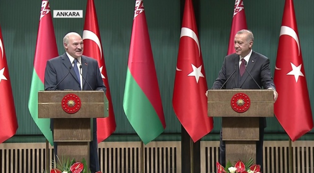 Cumhurbaşkanı Erdoğan ve Lukashenko&#039;dan açıklamalar
