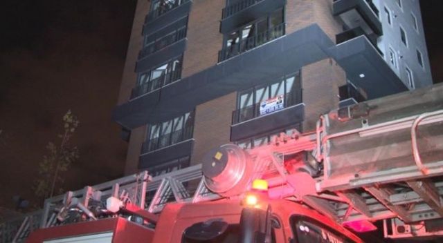 14 katlı apartmanda yangın paniği