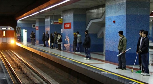 Ankara metro hattı kapatıldı