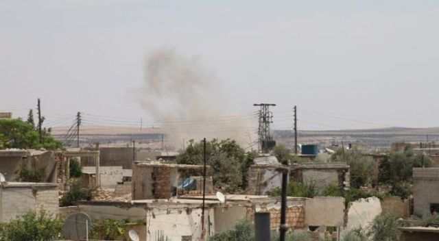 Esed rejiminden İdlib&#039;in güneyine topçu saldırısı