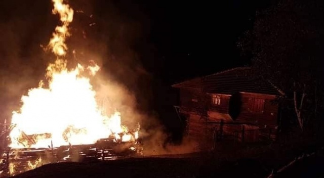 Kastamonu’da ev yangını