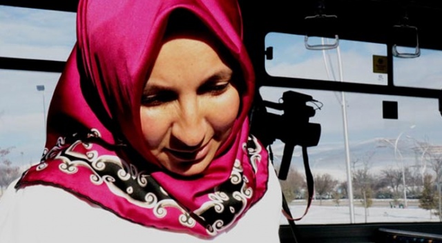 Kırşehir&#039;in tek kadın şoförü: Fatma Yeşilay