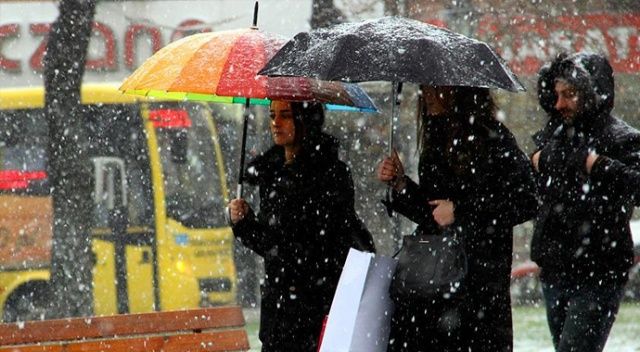 Marmara&#039;da karla karışık yağmur bekleniyor
