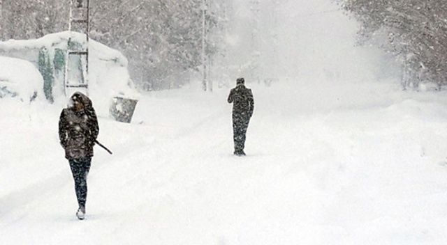Ordu&#039;nun 12 ilçesindeki okullara &#039;kar&#039; tatili