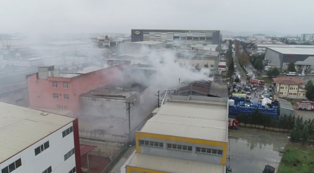 Tuzla&#039;da fabrikada yangın!